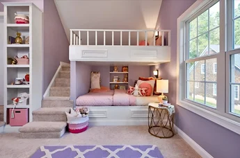 Charming Children's Bedroom Remodel: A Magical Attic Retreat