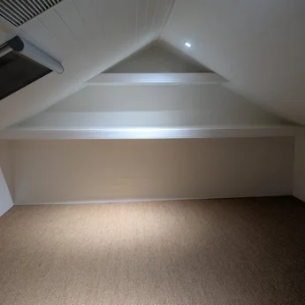 Minimal Attic Kids Room Transformation