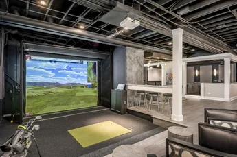 Modern Edgy Basement Renovation