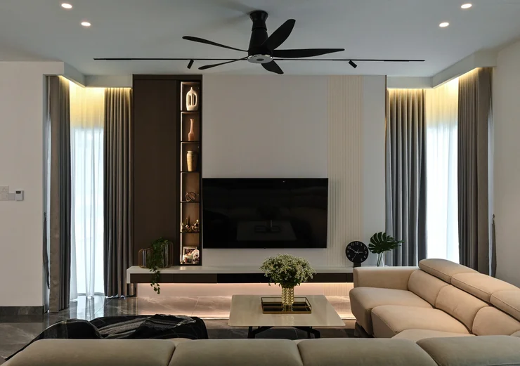 Contemporary Living Room Renovation