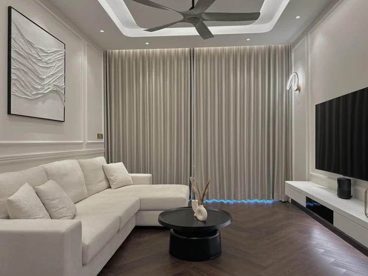 Elegant Kitchen & Living Renovation