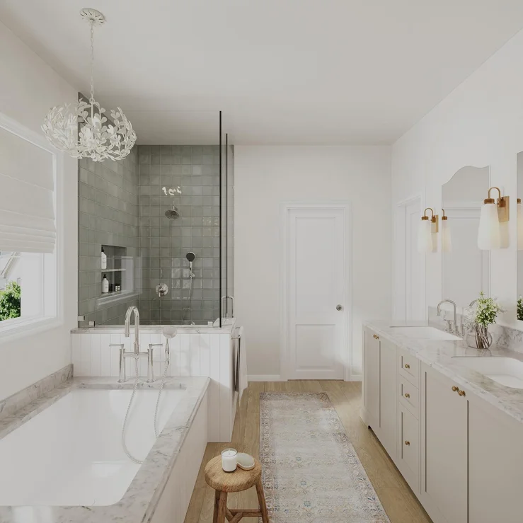Elegant Neutral Bathroom Renovation