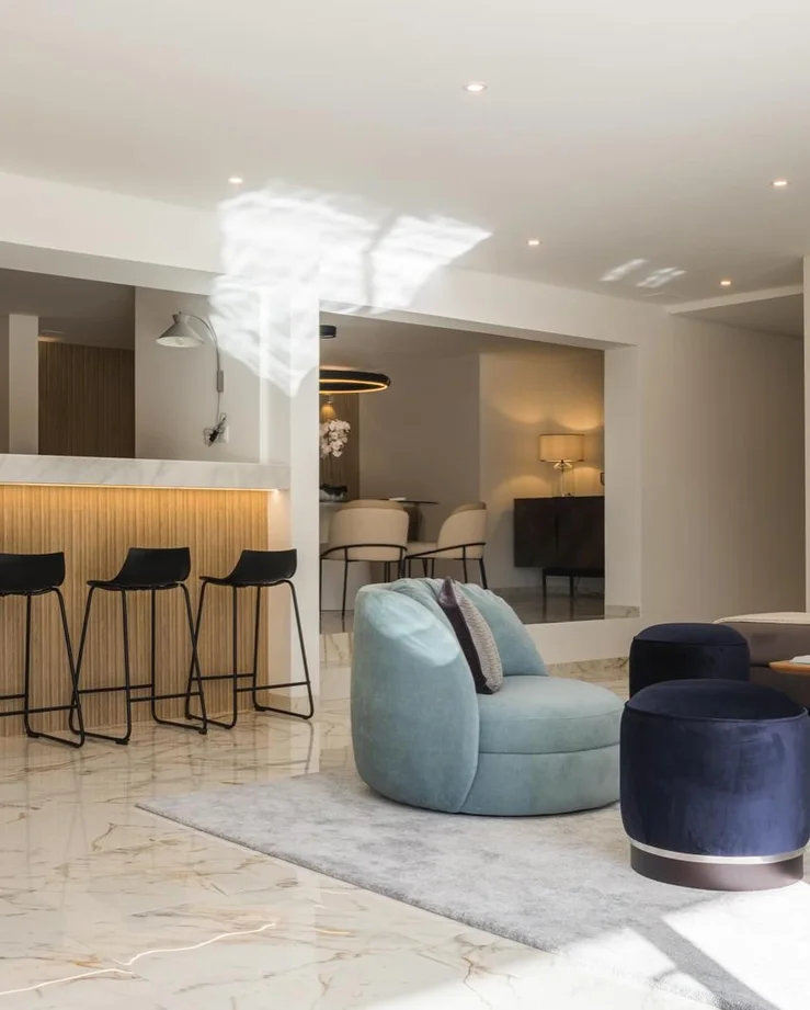 A Contemporary Living Space Revitalized: From Closed & Dim to Open, Refined, and Effortlessly Modern