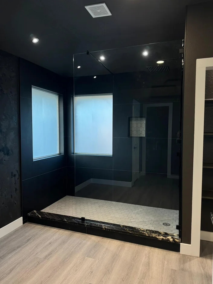 Modern Dark Luxe Bathroom Transformation