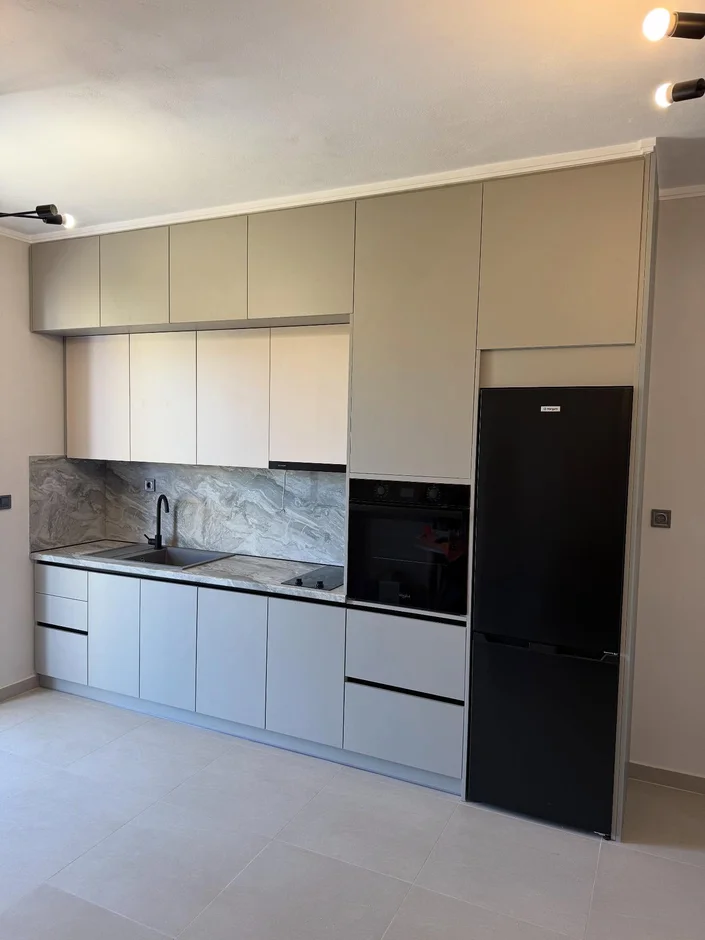 This Small Space Looks Bigger Than Ever: A Modern Kitchen & Hallway Upgrade