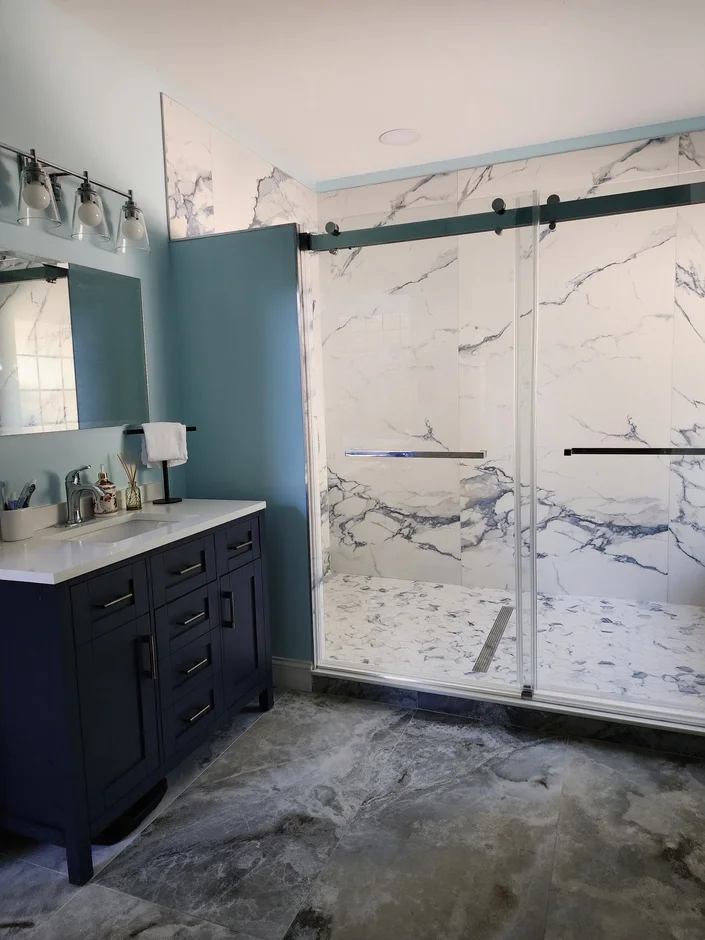 Luxurious Marble Bathroom Renovation