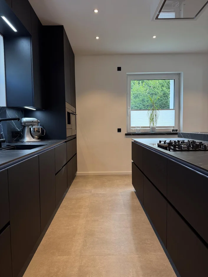 Black Modern Luxury Kitchen Renovation