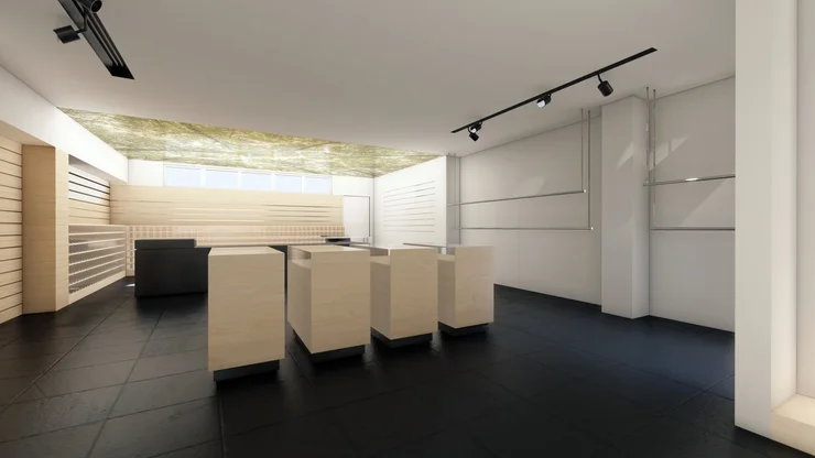 A space that sells itself: a modern commercial interior, ready for business